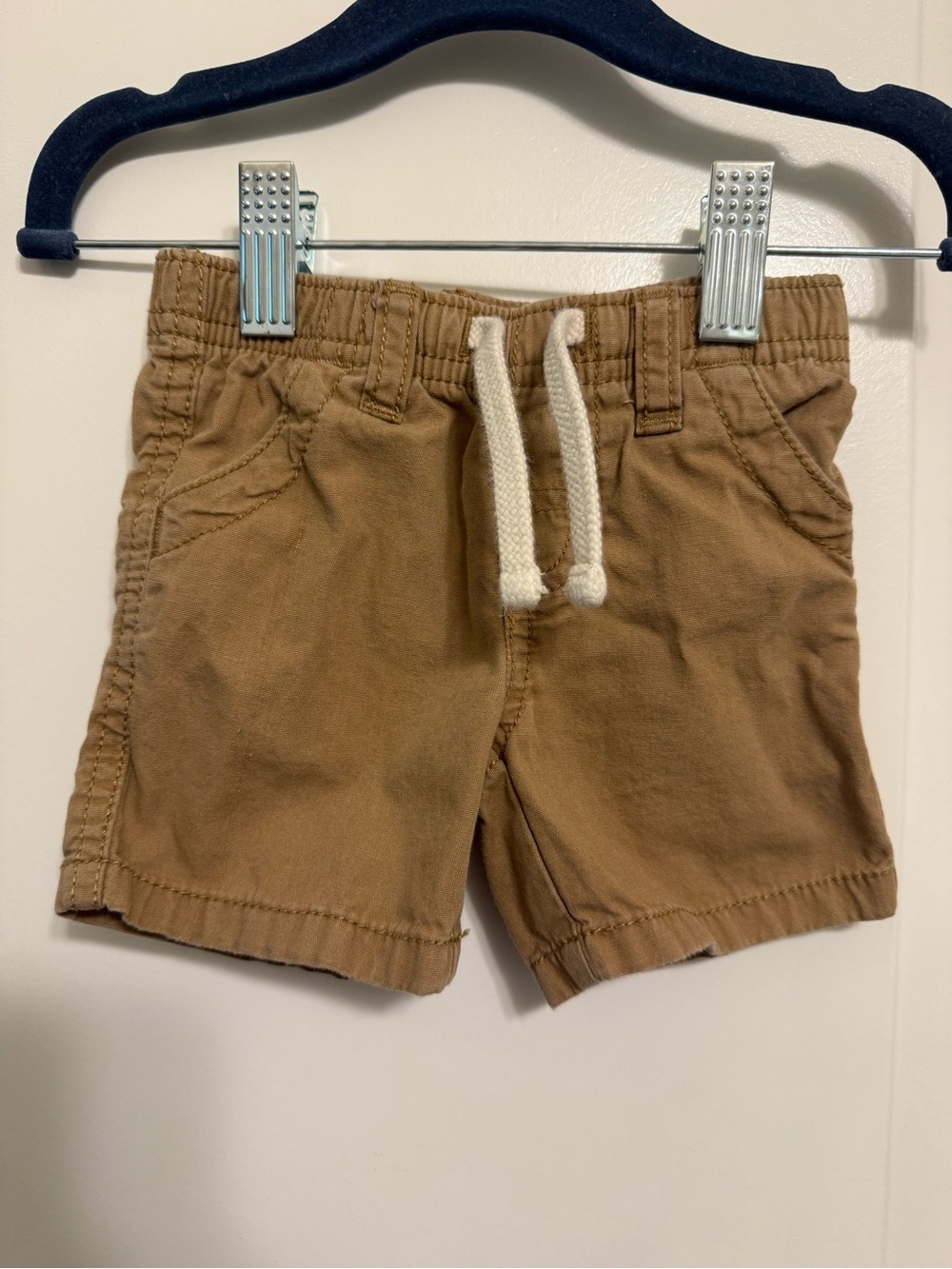 Old Navy Tan Brown Pull-On Shorts with Decorative Drawstring